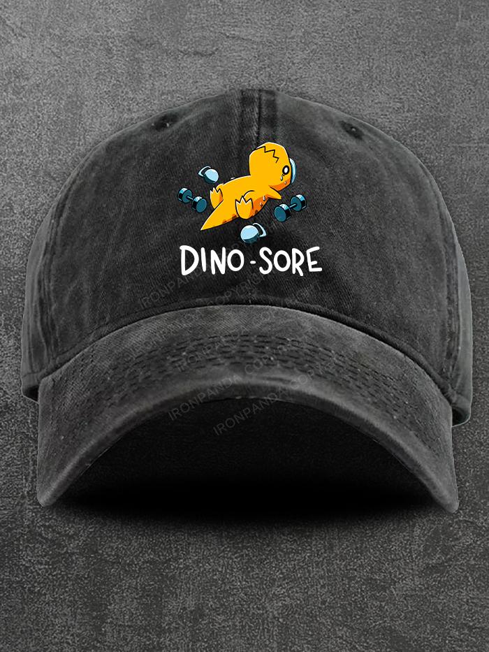 DINO SORE Washed Gym Cap