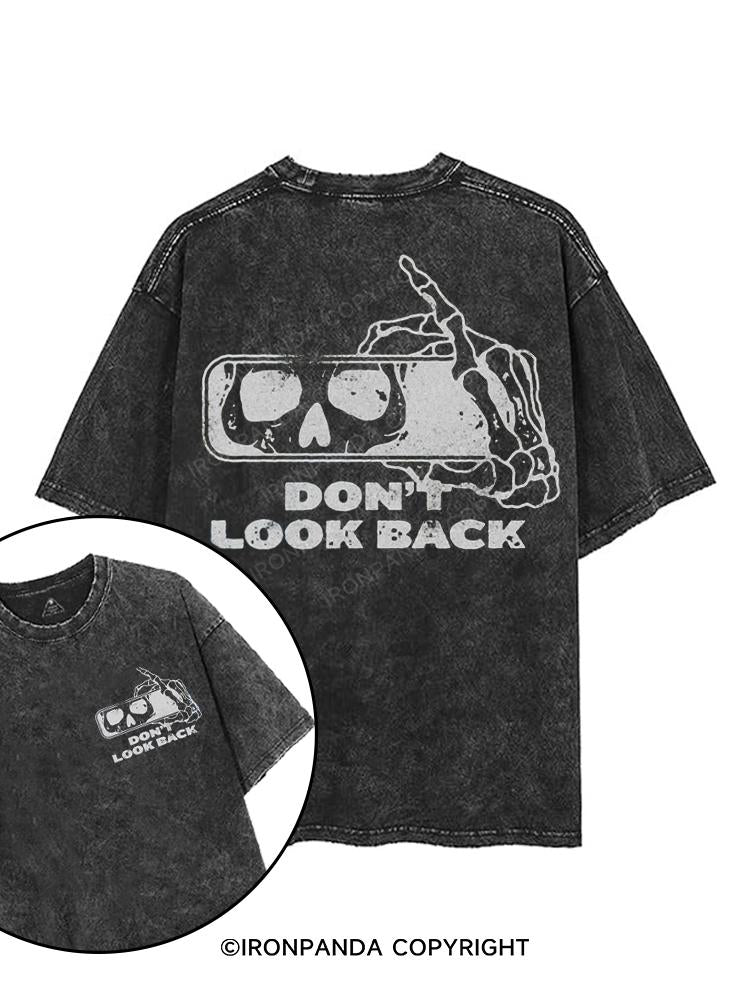 Don't Look Back printed Gym Shirt