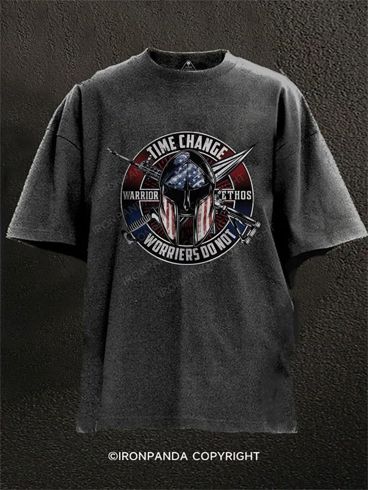 American Spartan Warrior Washed Gym Shirt