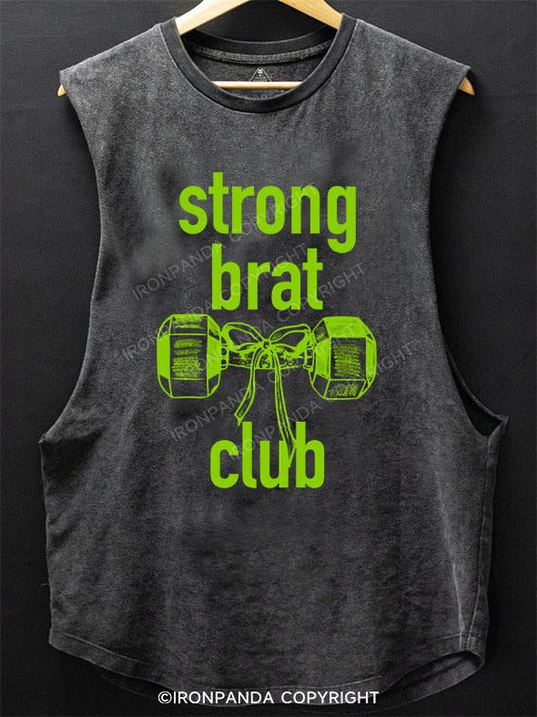 STRONG BRAT CLUB SCOOP BOTTOM COTTON TANK