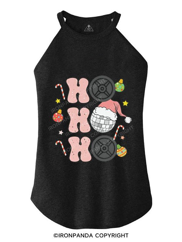 HO HO HO TRI ROCKER COTTON TANK