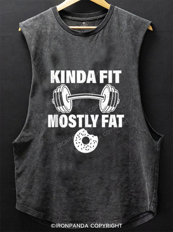 KINDA FIT MOSTLY FAT SCOOP BOTTOM COTTON TANK