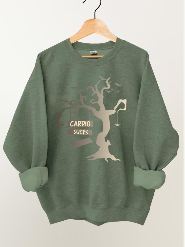 Cardio Sucks Vintage Gym Sweatshirt