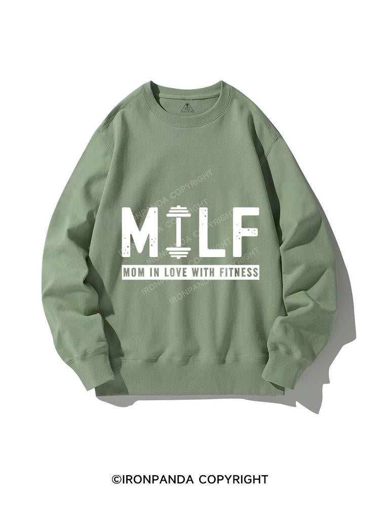 MILF MOM IN LOVE WITH FITNESS CREWNECK Sweatshirt