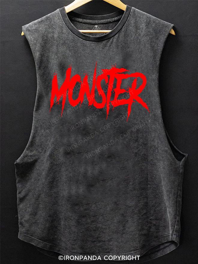 monster SCOOP BOTTOM COTTON TANK