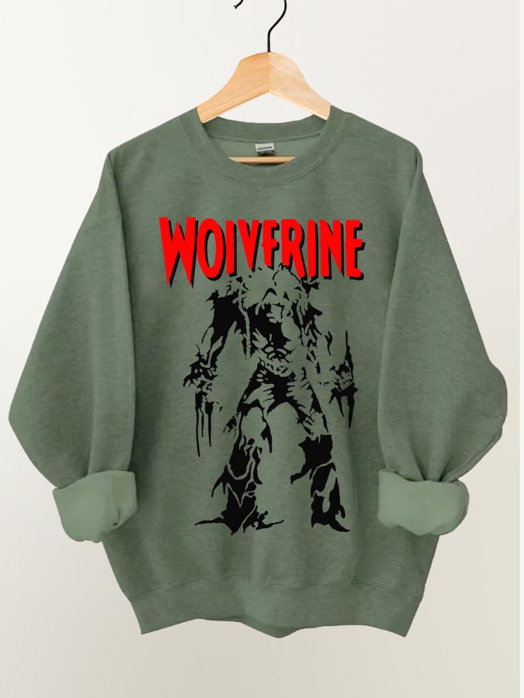 Wolf Vintage Gym Sweatshirt