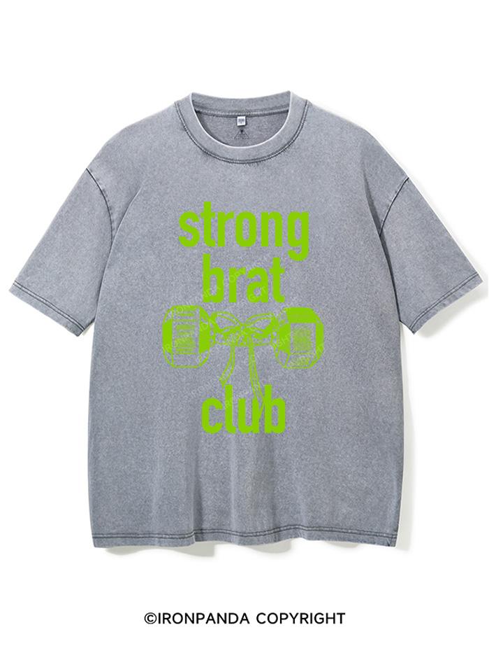 STRONG BRAT CLUB VINTAGE GYM SHIRT