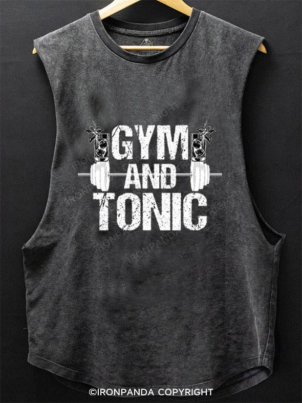 GYM AND TONIC SCOOP BOTTOM COTTON TANK