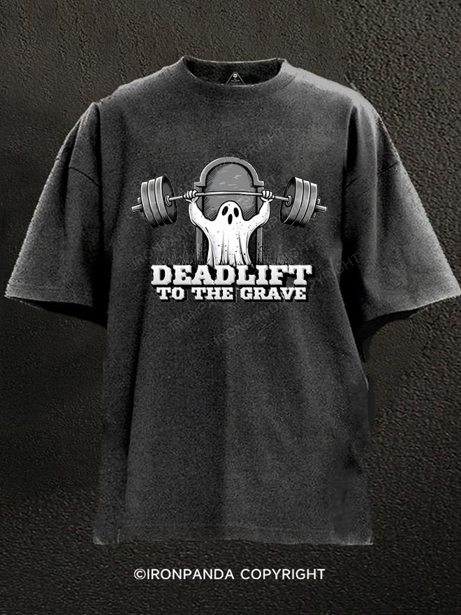 DEADLIFT TO THE CRAVE Washed Gym Shirt