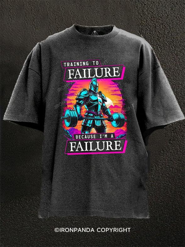 Training to Failure Washed Gym Shirt