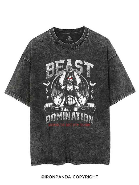 Beast Domination VINTAGE GYM SHIRT