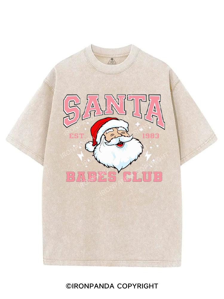 SANTA BABES CLUB VINTAGE GYM SHIRT