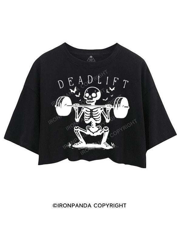 DEADLIFT SKELETON CROP TOPS