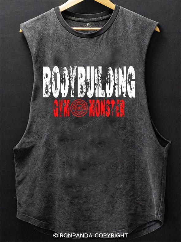 bodybuilding gym monster(tebtobteron buddy) SCOOP BOTTOM COTTON TANK