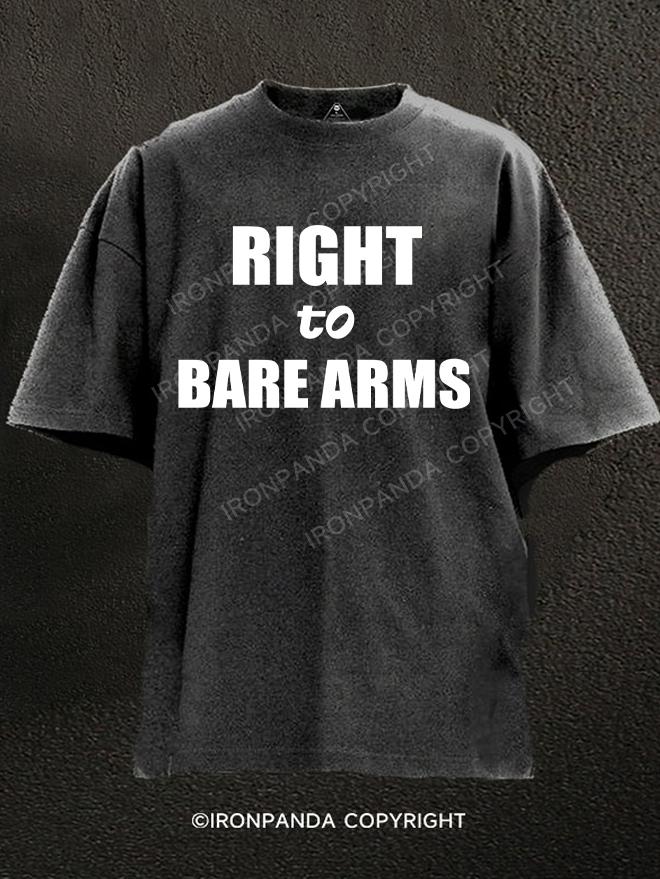 Right To Bare Arms Washed Gym Shirt