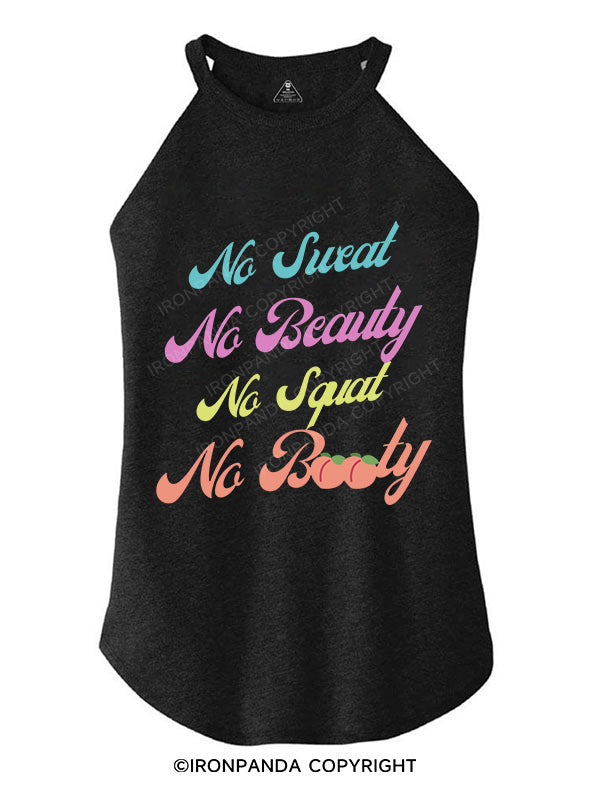 NO SWEAT NO BEAUTY  ROCKER COTTON TANK