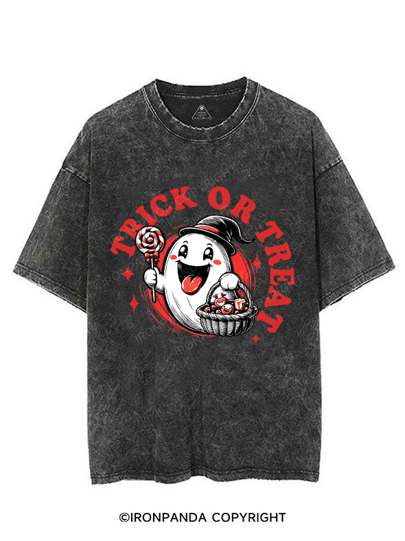 TRICK OR TREAT VINTAGE GYM SHIRT