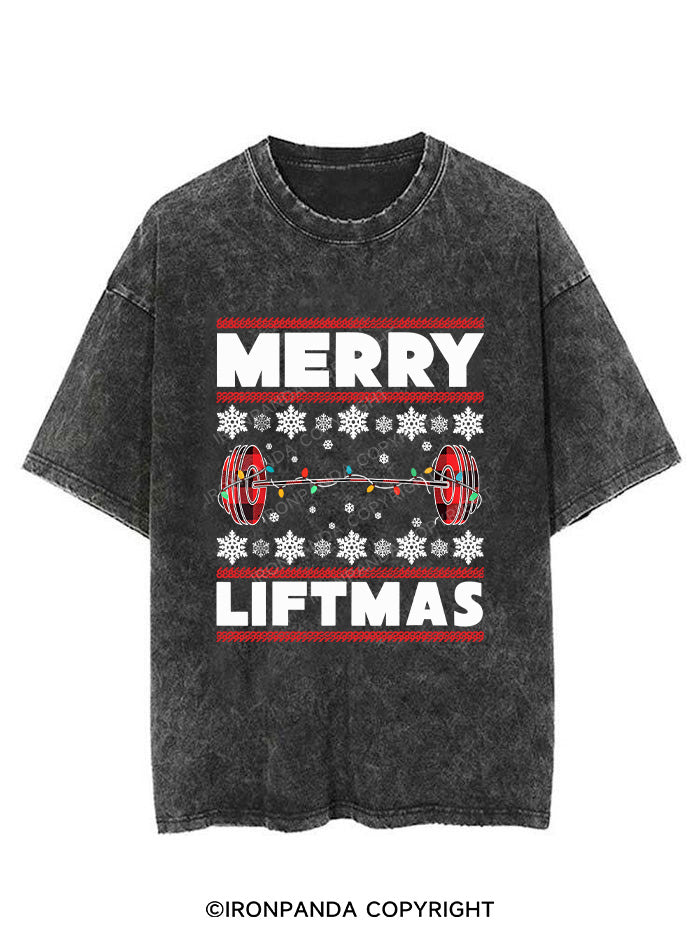 Merry Liftmas VINTAGE GYM SHIRT