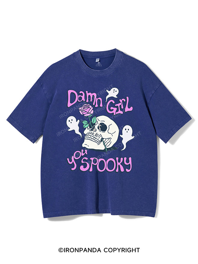 DAMN GIRL YOU SPOOKY VINTAGE GYM SHIRT