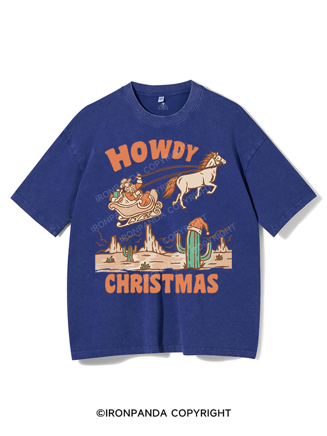 HOWDY CHRISTMAS VINTAGE GYM SHIRT