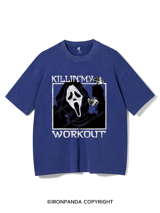 KILLING MY WORKOUT Vintage Gym Shirt