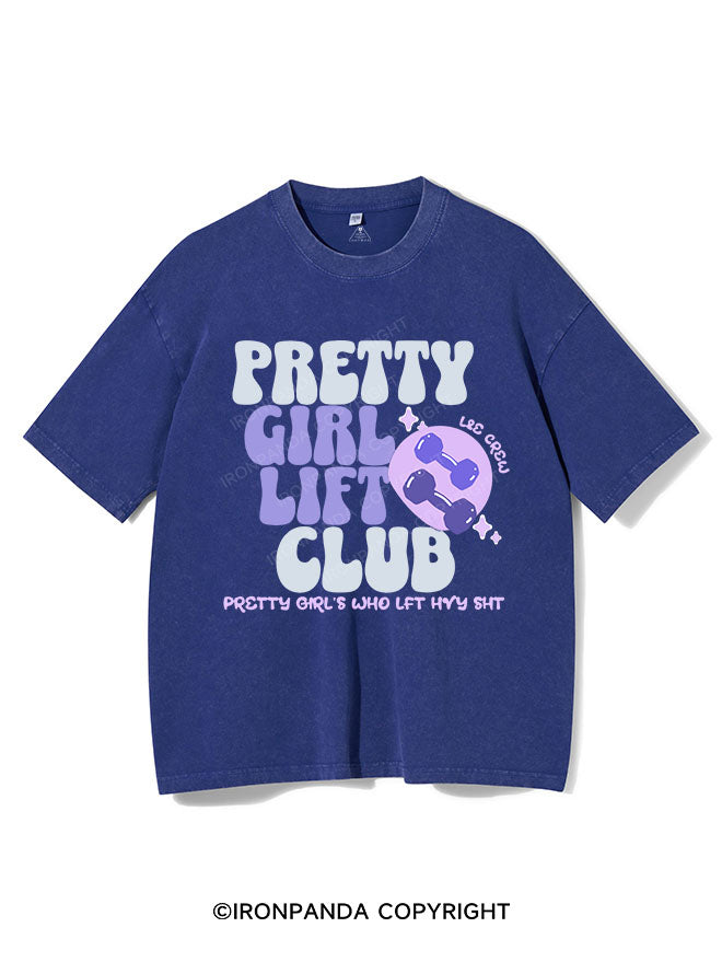 Pretty Girl Club LFT HVY SHT Vintage Gym Shirt