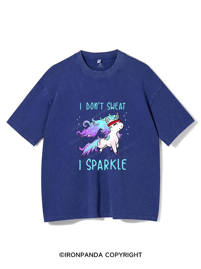 I DON'T SWEAT I SPARKLE Vintage Gym Shirt