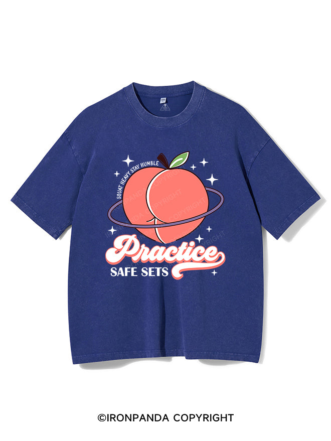 Practice Safe Sets Vintage Gym Shirt