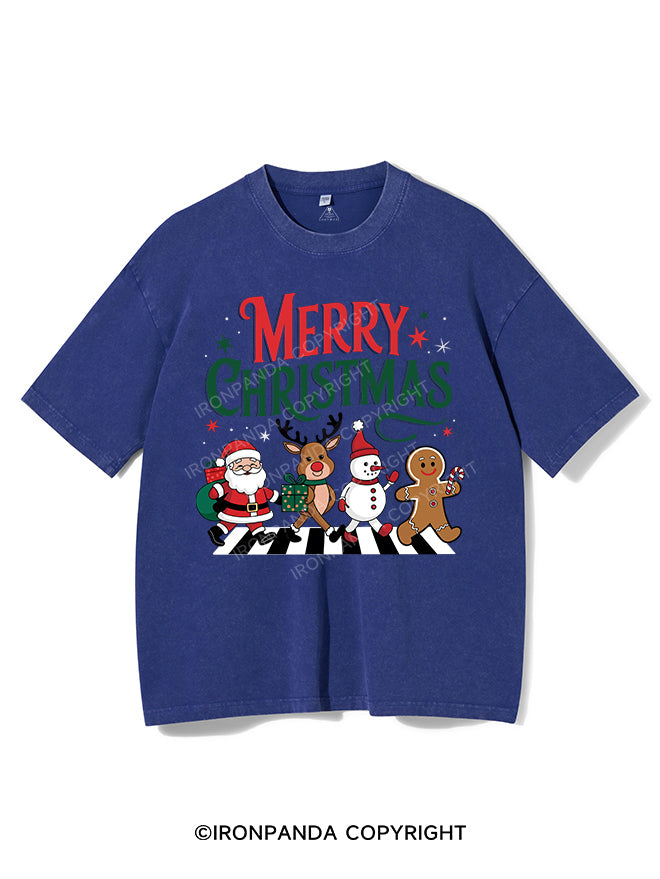 MERRY CHRISTMAS VINTAGE GYM SHIRT