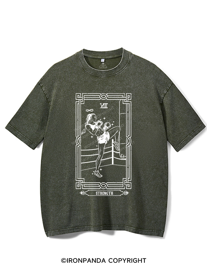 the boxing tarot card vintage Gym Shirt