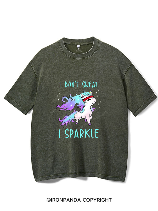 I DON'T SWEAT I SPARKLE Vintage Gym Shirt