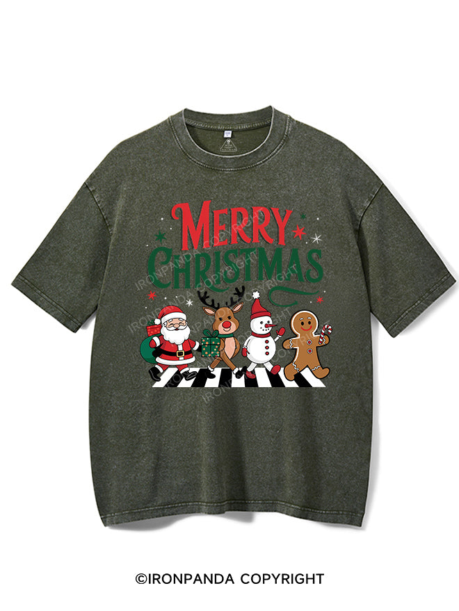 MERRY CHRISTMAS VINTAGE GYM SHIRT