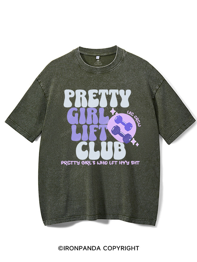 Pretty Girl Club LFT HVY SHT Vintage Gym Shirt