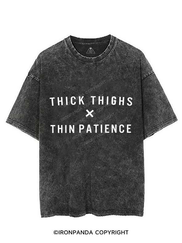 thick thighs thin patience Vintage Gym Shirt