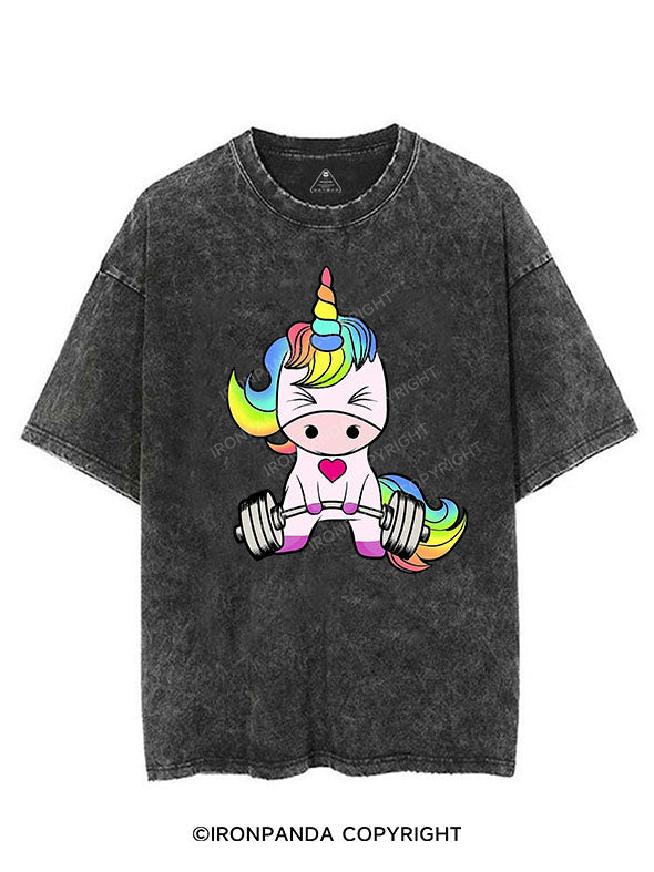 Deadlift Unicorn Vintage Gym Shirt