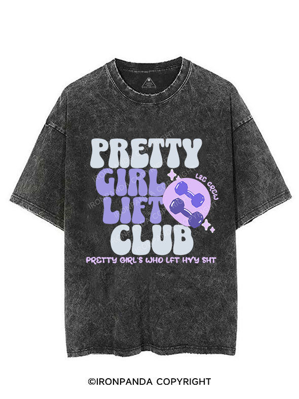 Pretty Girl Club LFT HVY SHT Vintage Gym Shirt