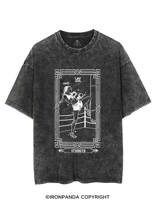 the boxing tarot card vintage Gym Shirt