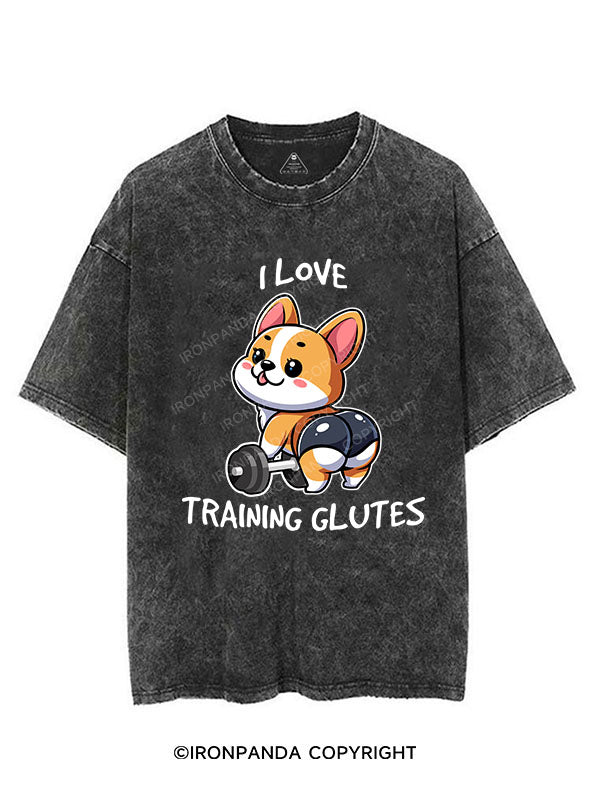 I love training Glutes Vintage Gym Shirt