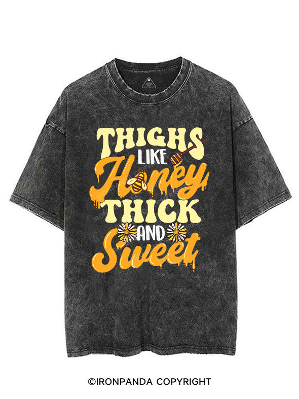 Thighs Like Honey Thick And Sweet Vintage Gym Shirt