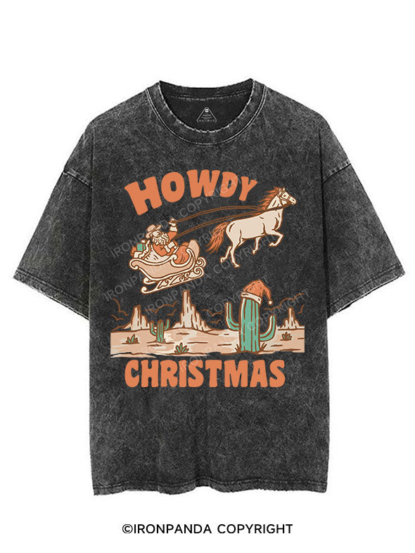 HOWDY CHRISTMAS VINTAGE GYM SHIRT