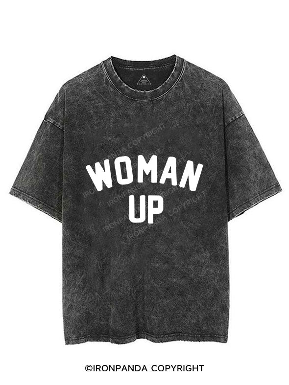 Woman Up Vintage Gym Shirt