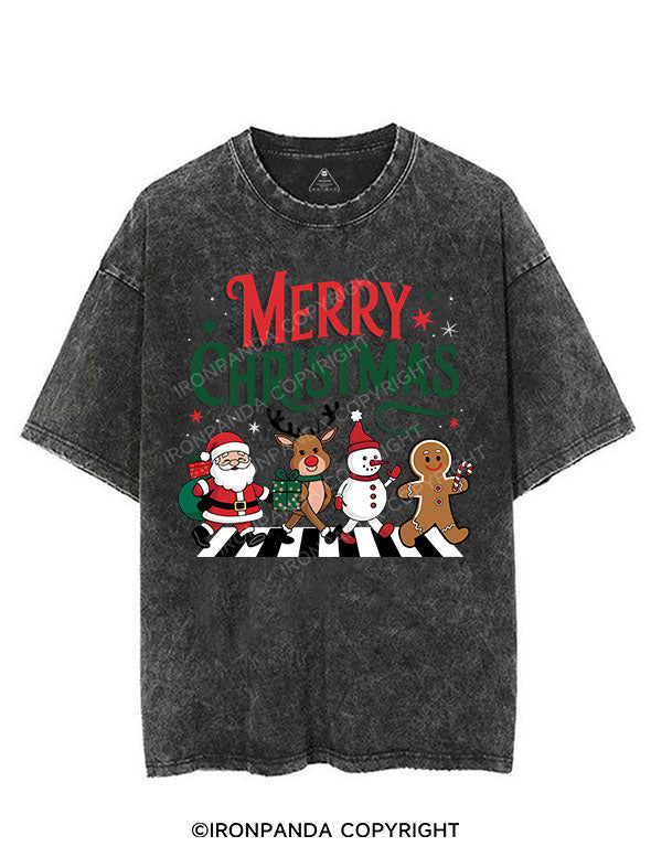 MERRY CHRISTMAS VINTAGE GYM SHIRT