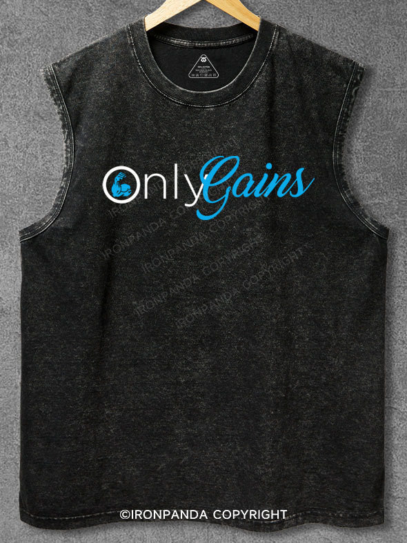 only gains Washed Gym Tank