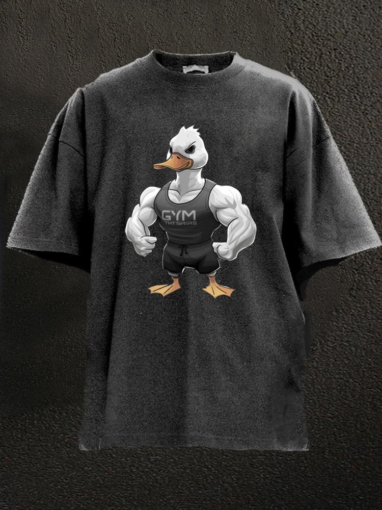 Buff Duck Washed Gym Shirt