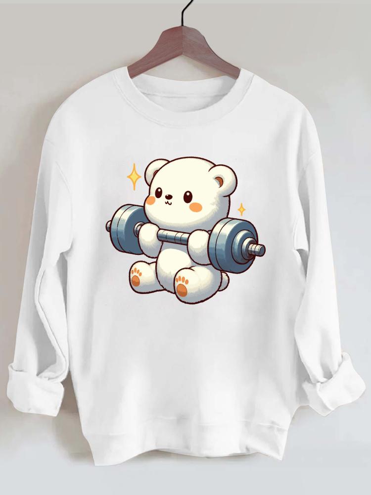 Ironpanda Lift Heavy Baby Bear Gym Sweatshirt