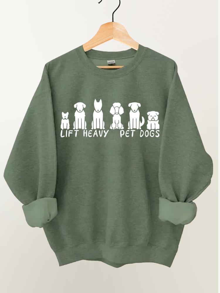 Lift Heavy Pet Dogs Gym Sweatshirt