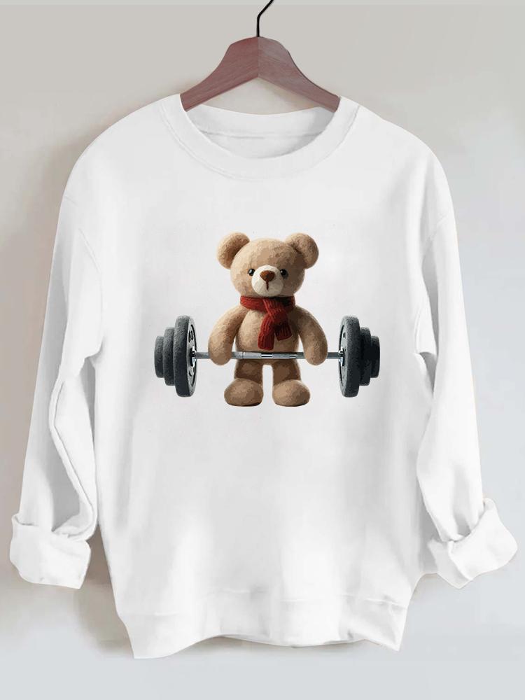 Weightlifting Toy Bear Gym Sweatshirt