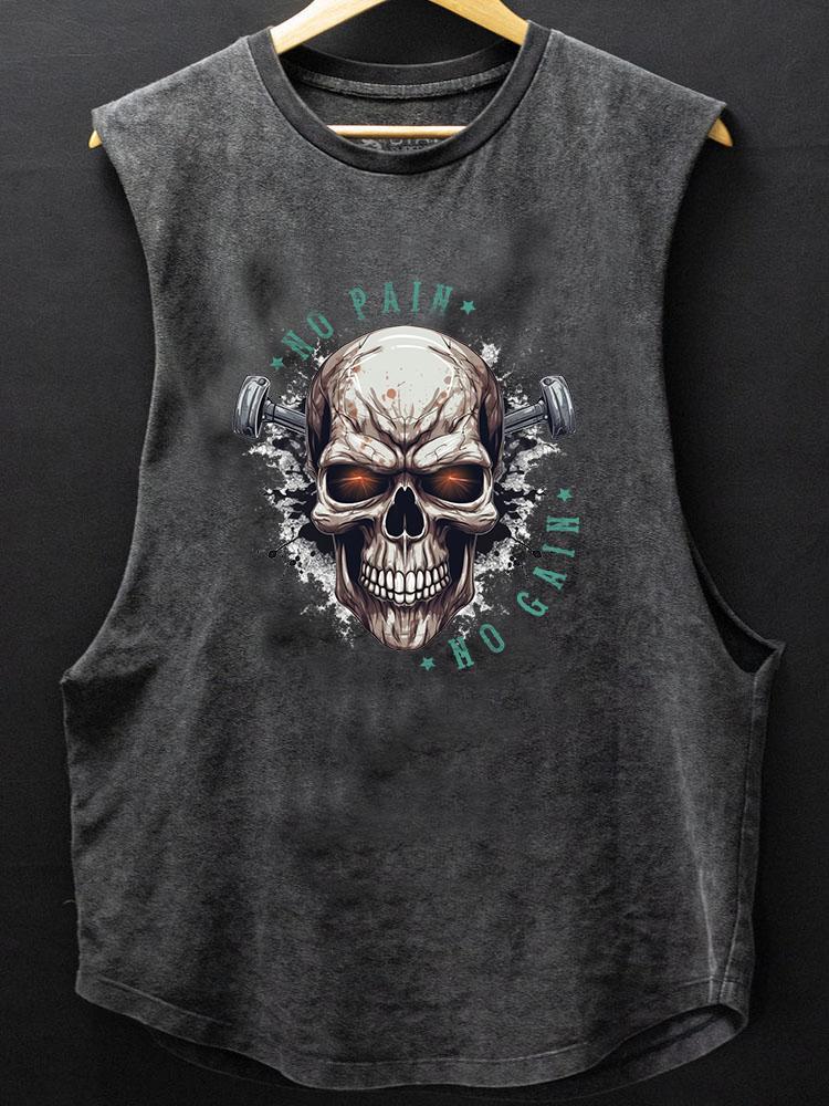 No pain no Gain SCOOP BOTTOM COTTON TANK