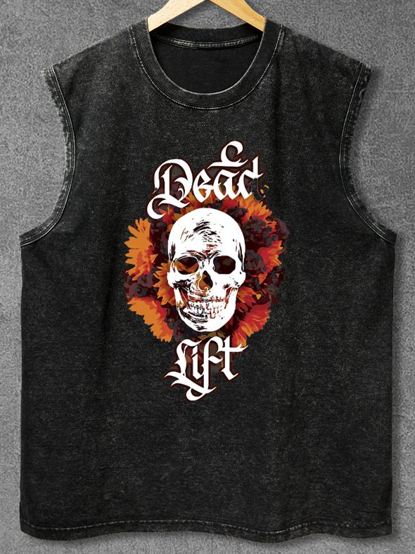 Dead Lift Skull Washed Gym Tank