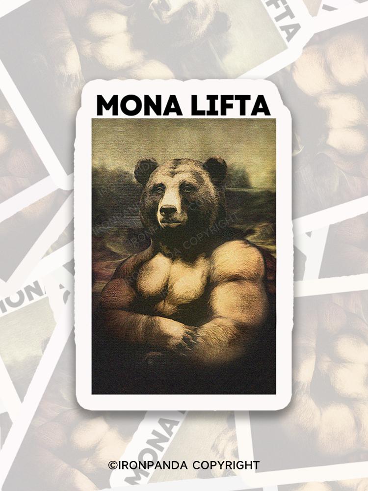 IronPanda mona lifta Sticker